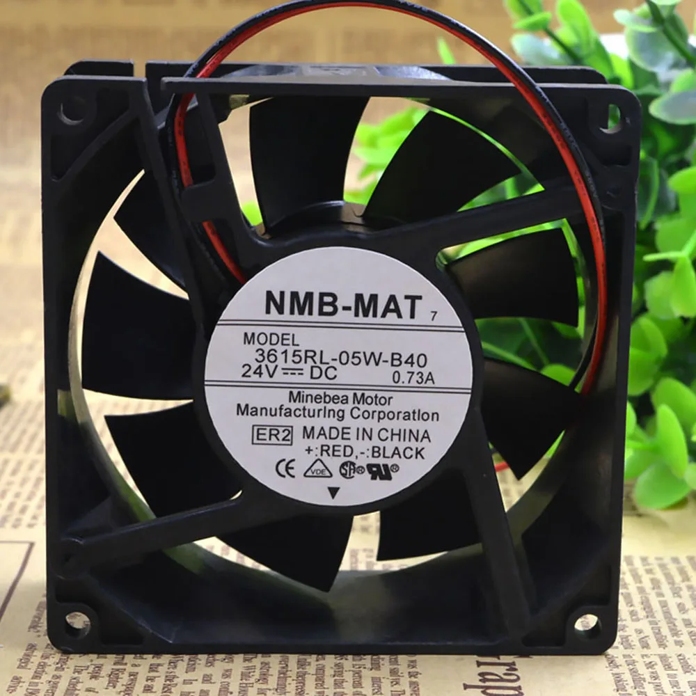 

Оригинальный NMB 3615RL-05W-B40 9038 9 см 24В 0.73A водонепроницаемый Инвертор Вентилятор охлаждения