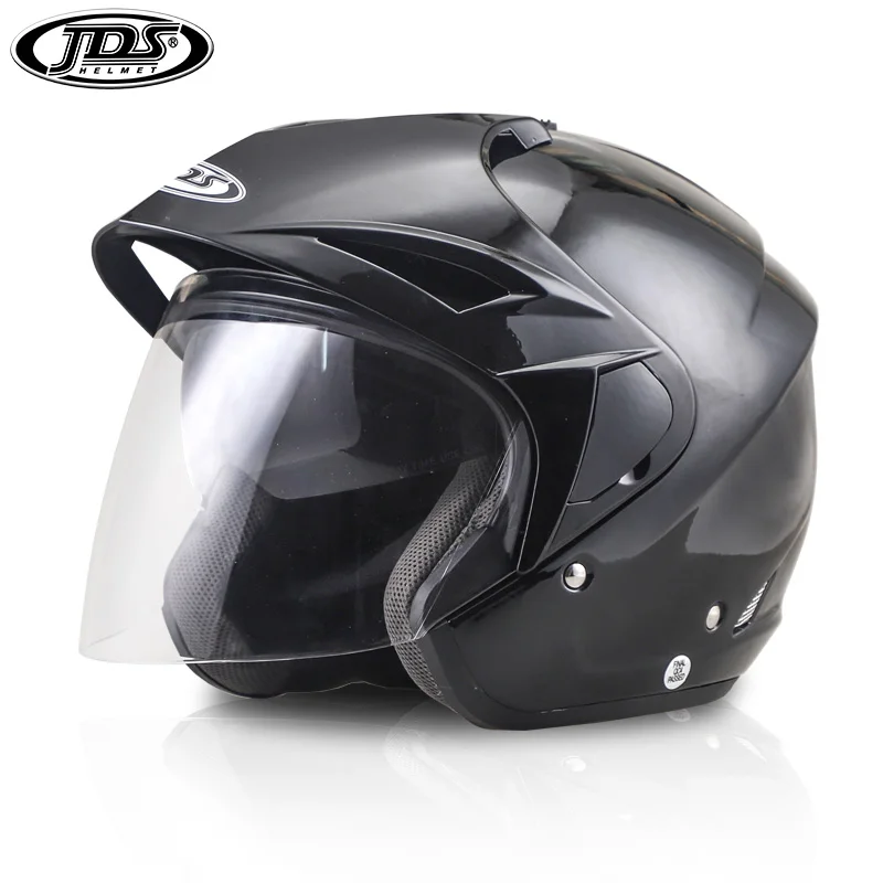 629 Bright black NENKI мотоциклетный шлем с двойными линзами, мотоциклетный шлем для мотокросса, мотоциклетный шлем для гонок по бездорожью, шлем Casco Moto Capacete Casque - Цвет: 629 Bright black