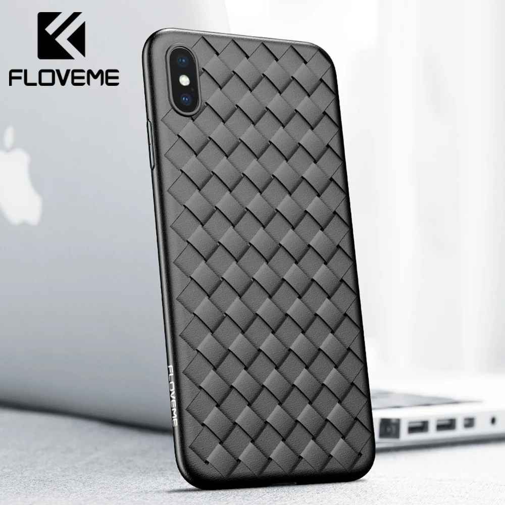 FLOVEME мягкий чехол для iPhone 7 XR 6 6S XS Max роскошный бизнес силиконовый X 8 Plus Fundas|Бамперы|