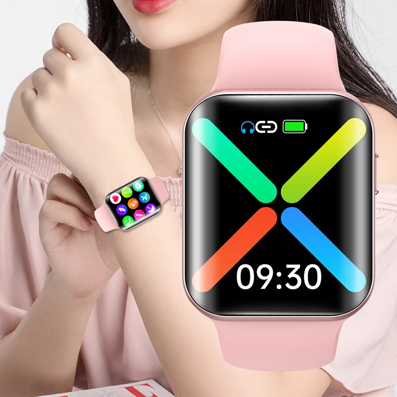 

2021 NEW Ladies And Girls Music Sleep Monitoring smartwatch PPG Blood Pressure With Call Function IP67 Waterproof Fitness Watch