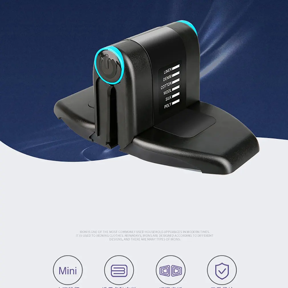 

Mini Folding hand-held iron Compact Touchup and Adjustable Temperature Travel Iron for Collar Dropshipping