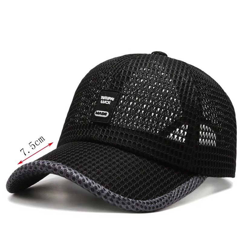 

Women Summer Mesh Baseball Caps Fashion Streetwear Breathable Cool Sun Visors Trucker Outdoor Hats New For Male Female