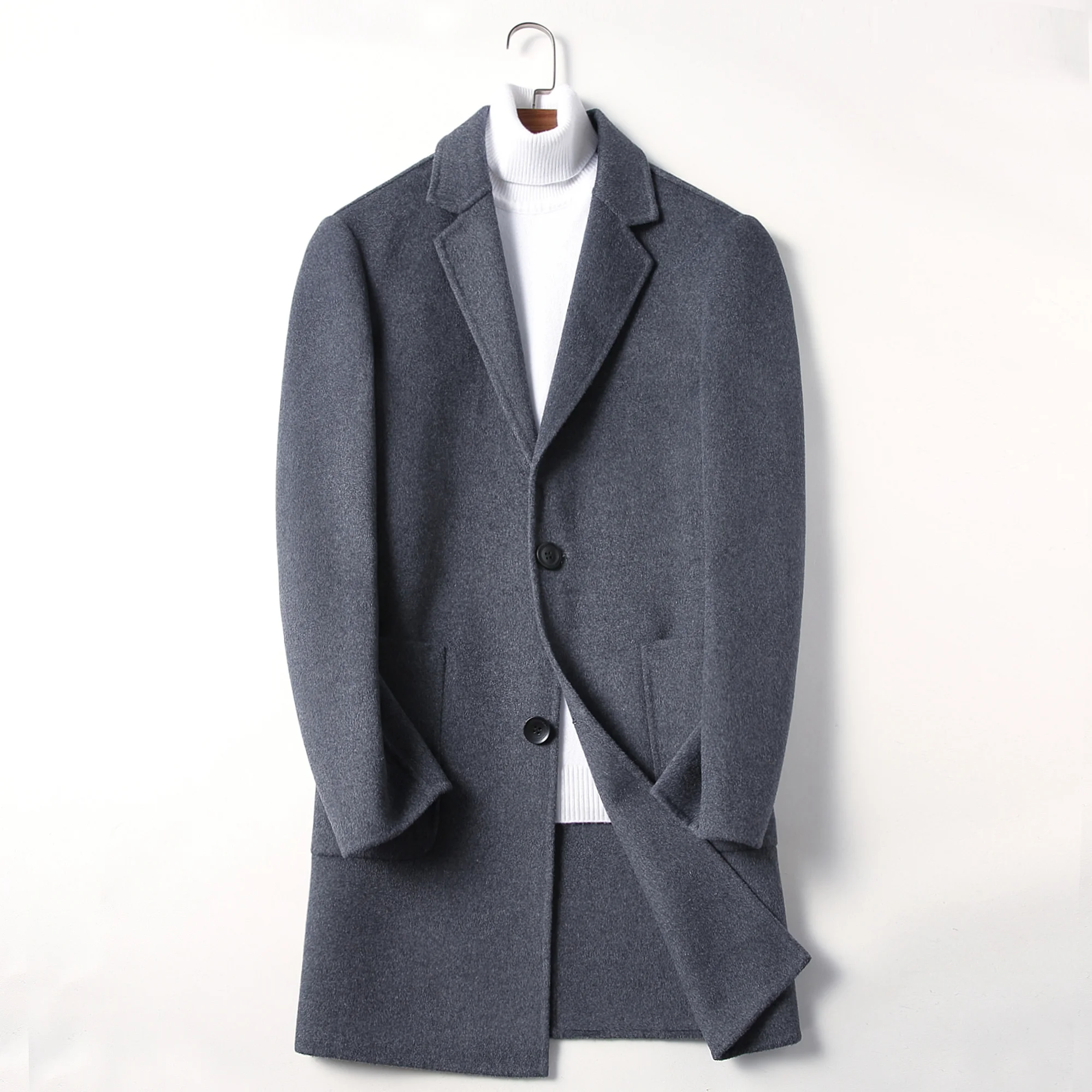 winter jacket men's high quality casual wild men's jacket with buttons