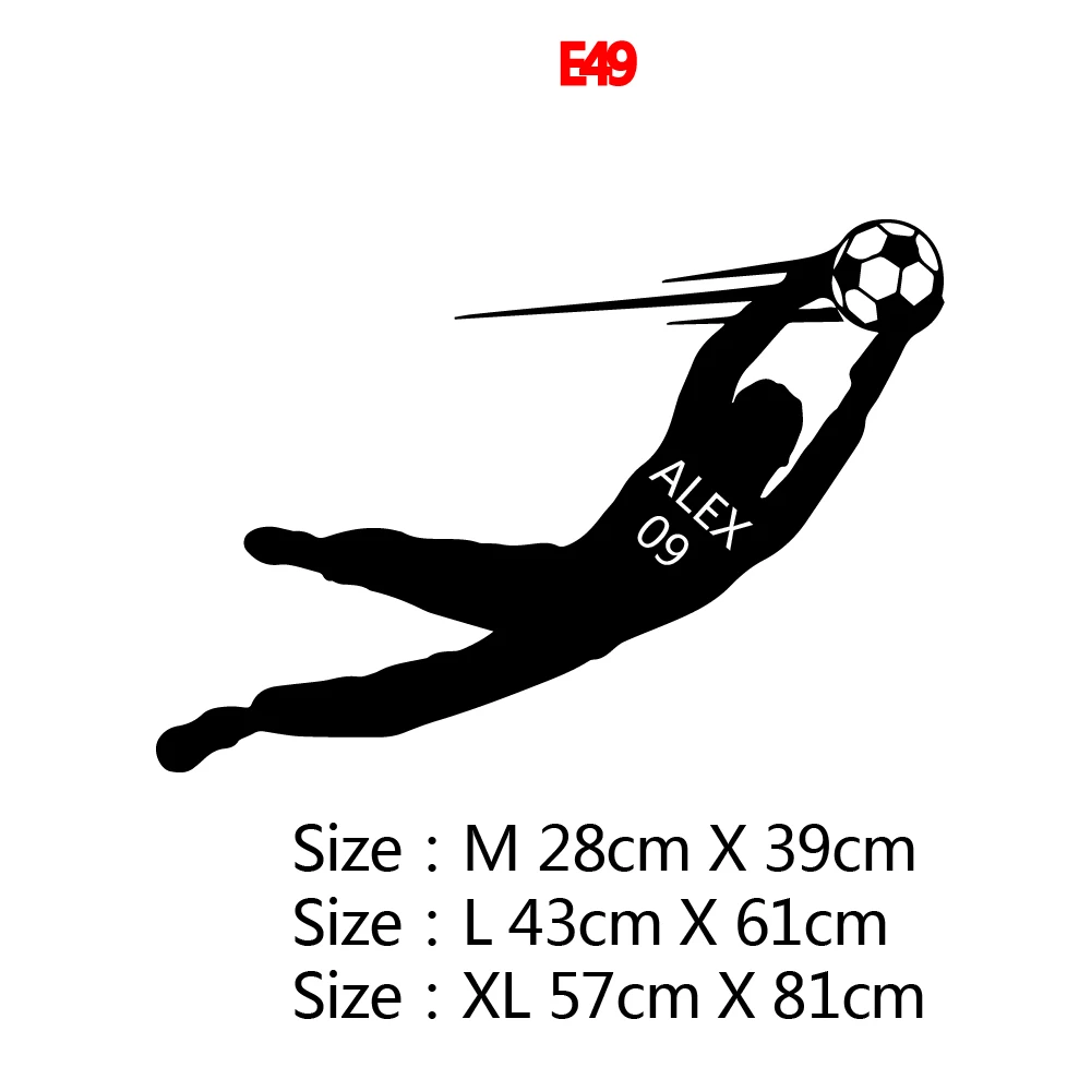 Настенные наклейки для мальчиков и девочек детской комнаты футбольного мяча |