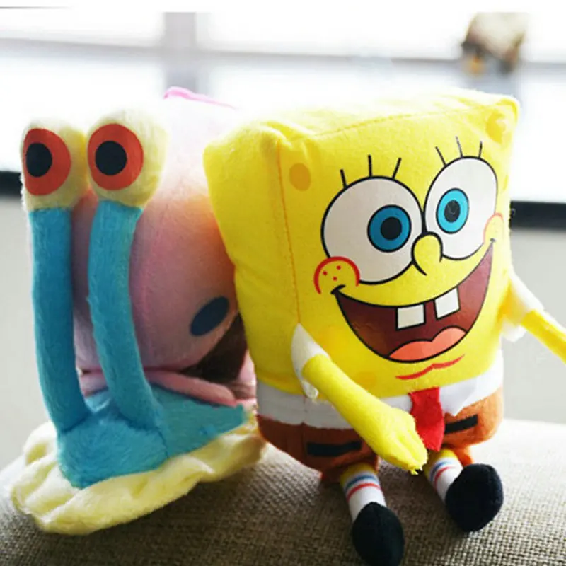Bob esponja плюшевые Мультяшные аниме игрушки Патрик звезда губка крабы планктон