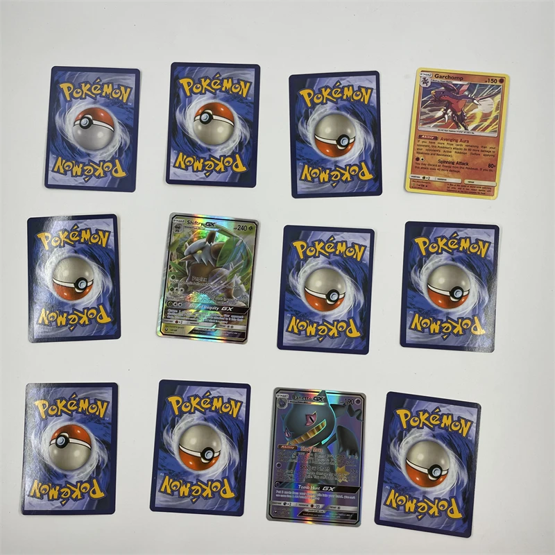 

100PC nintendo Pokemon Card No Duplication Ultra Rare TCG Style Card Holo EX Full Art 60V+40Vmax GX EX TAG