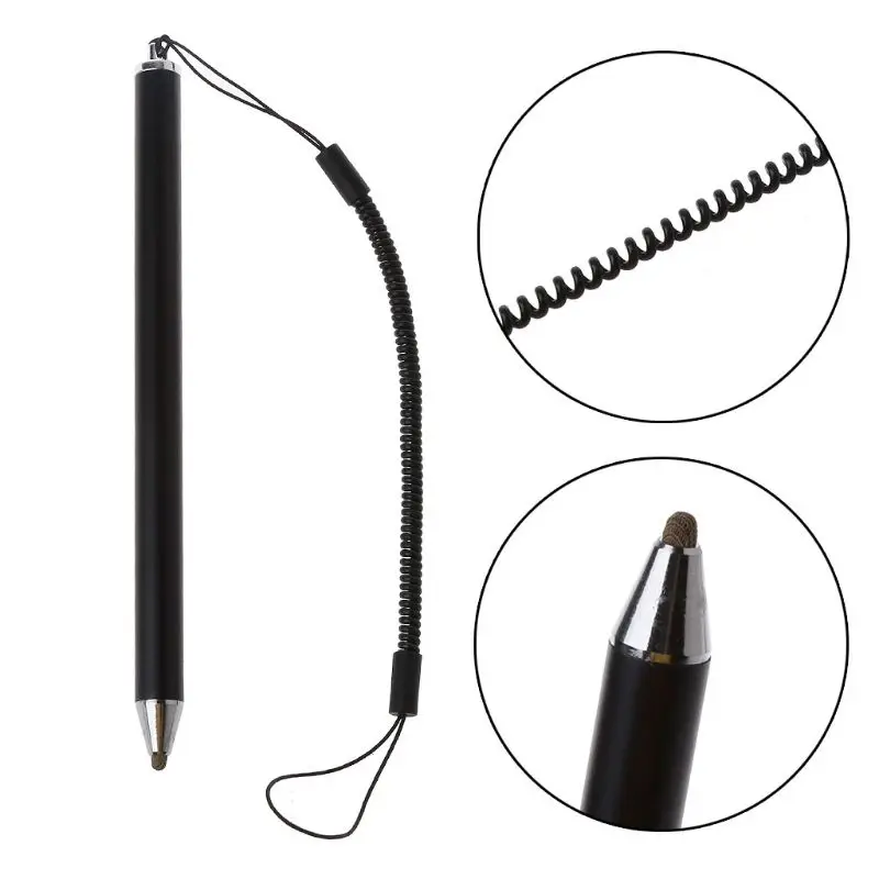 

Anti-lost Lanyard Touch Screen Stylus Pen Fibre Stylus Mesh Micro Fiber Tip Pen for iPad 2018 iPhone Smart Phone Tablet
