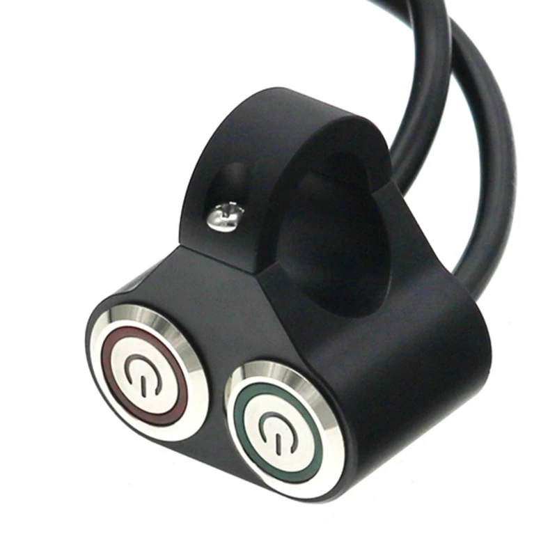 Кнопка переключателя LMoDri из алюминиевого сплава для мотоцикла кнопка