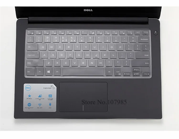 Прозрачный силиконовый чехол из ТПУ защитный для клавиатуры ноутбука DELL XPS 15 9570