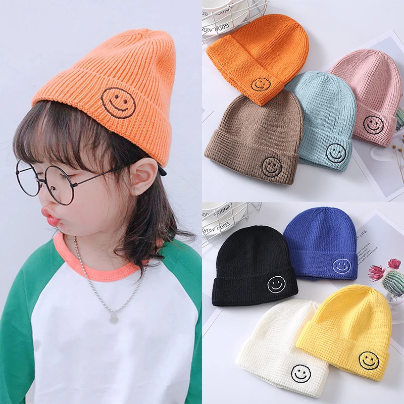 

New Baby Girl Boy Winter Hat Baby Soft Warm Hat Crochet Elasticity Knit Hats Children Casual Warm Cap Accessories