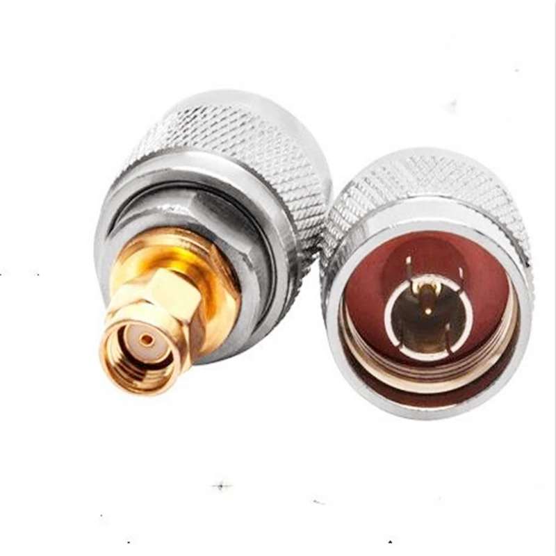 

2PCS N Male Plug to RP SMA male (hole ) RF Coaxial Adapter Connector