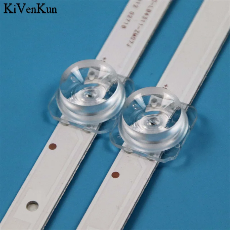 Новые светодиодные ленты для ламп 2 шт./компл. gic43lb32 _ 3030f2.1dрешетка V0.9 подсветки 43D6