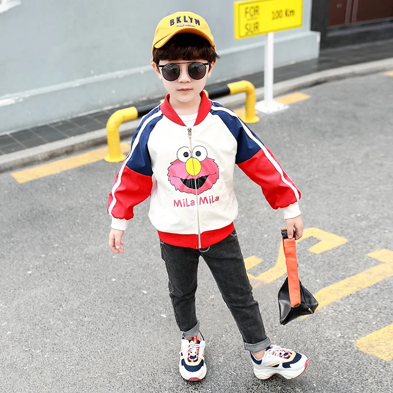 Детская куртка для мальчиков сезон весна-осень 2019 года Эксклюзивная одежда
