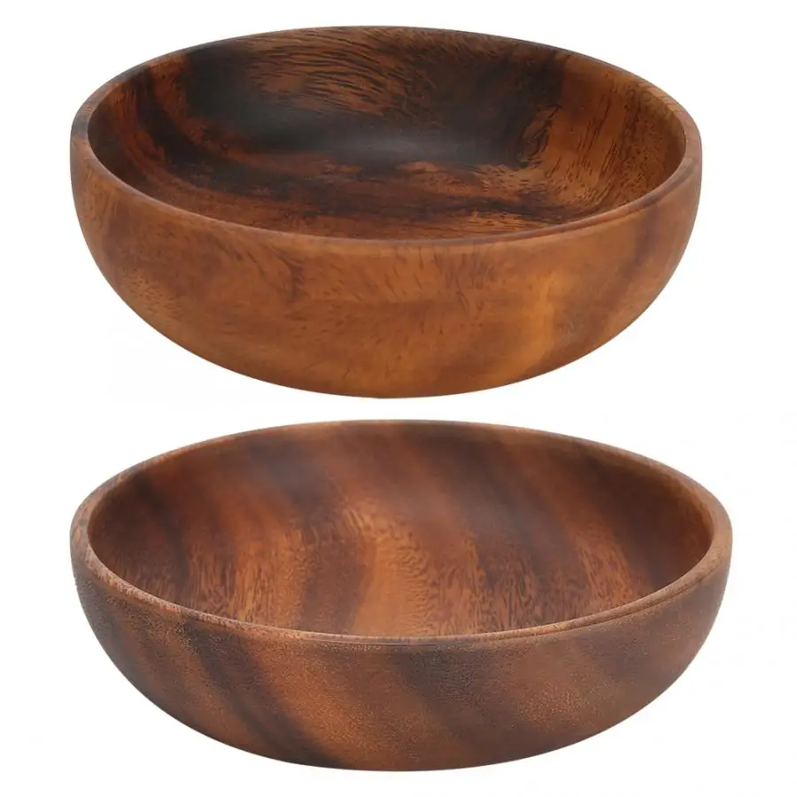 Тарелка для фруктов деревянная тарелка закусок еды салата супа чаша дома кофейни