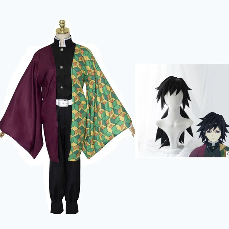 

Anime Demon Slayer Kimetsu no Yaiba Cosplay Costume Kamado Nezuko Kamado Tanjirou Kimono Agatsuma Hoodies Dress Uniform Women
