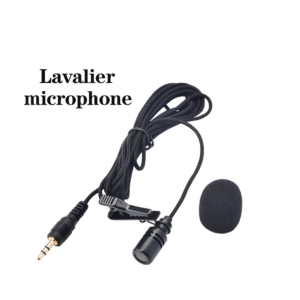 

JH Portable Microphone Clip-on Lavalier Mic Wired Mini Audio Stereo HiFi Sound Quality For Computer Laptop Mobile Phone