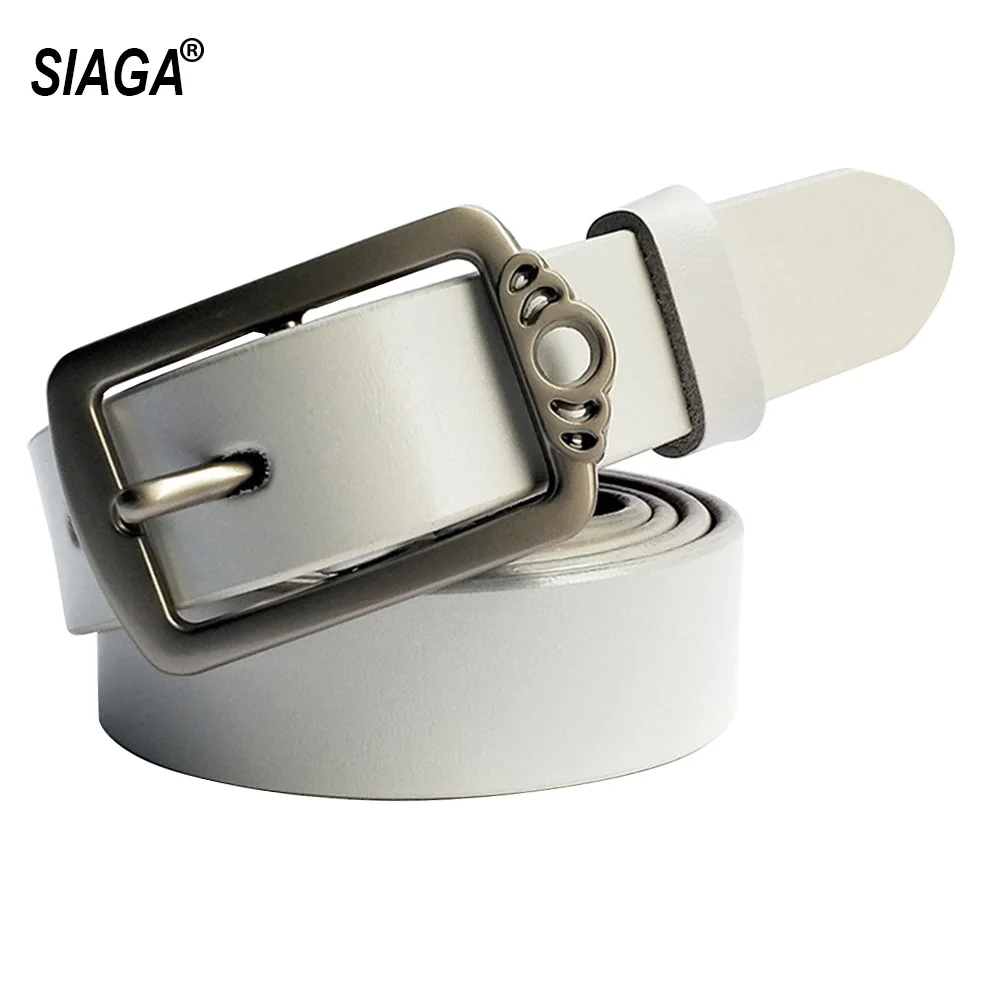 Модный дизайн металлическая пряжка с застежкой из натуральной коровьей кожи