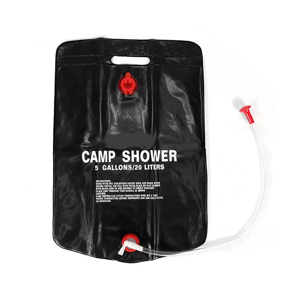 

Foldable Solar Heated PVC Water Bag Outdoor Shower Bag 20L For Camping Travel Hiking Climbing Picnic Water Storage