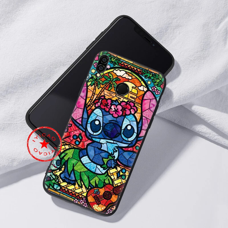Fairy tale stained Alice Stitch Mickey Mouse Soft Case for Huawei Honor 20 10 9X 9 8X 8C 8 7X 7A 6A Lite Pro View Note |