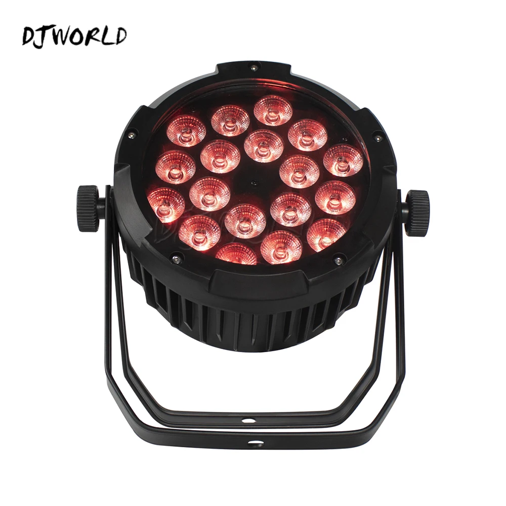 Free Fast Shipping LED Flat / Waterproof 18x18W /12W Par Light DMX Controller Party DJ Disco Bar Strobe Dimming Effect Projector | Освещение