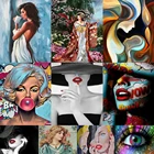 5D алмазная живопись сделай сам, искусство, узор сексуальной женщины, алмазная вышивка, мозаика для женщин, алмазная живопись, украшение для дома, рождественский подарок