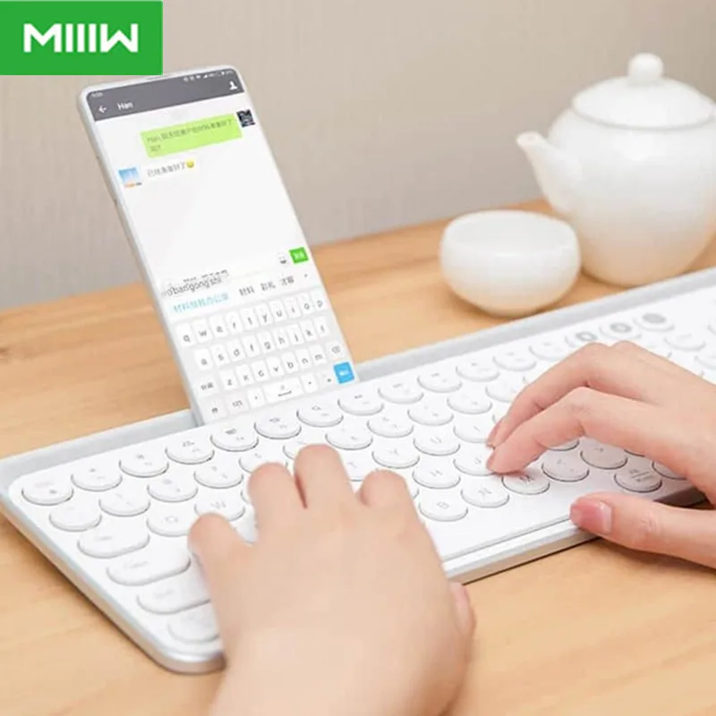 Miiiw Bluetooth Двухрежимная клавиатура MWBK01 104 клавиши 2 4 ГГц многофункциональная