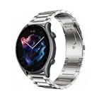 Тонкий светильник ческий браслет из нержавеющей стали для Amazfit GTR 3 Pro  GTS 3  GTS 2 mini  Bip S