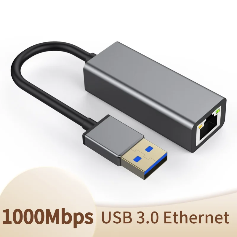 Сетевой адаптер с USB 3 0 на RJ45 Lan 10/100/1000 Мбит/с Ethernet Realtek RTL8153 для планшетных ПК Win 7 8 10