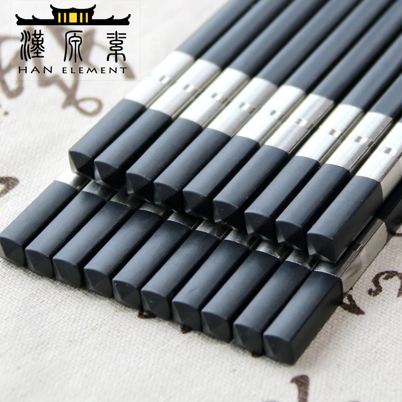 Корейские кухонные палочки для еды китайские Нескользящие суши из сплава