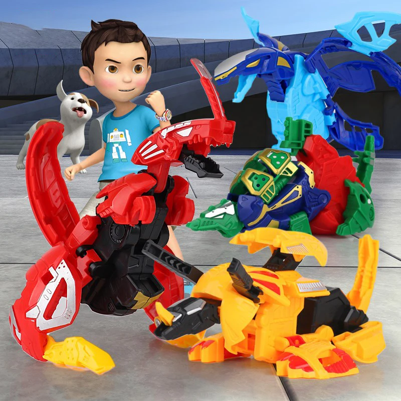 Hello Carbot Koong мультфильм аниме TIRAKOONG Pterodactyl деформация капля трансформация яйцо