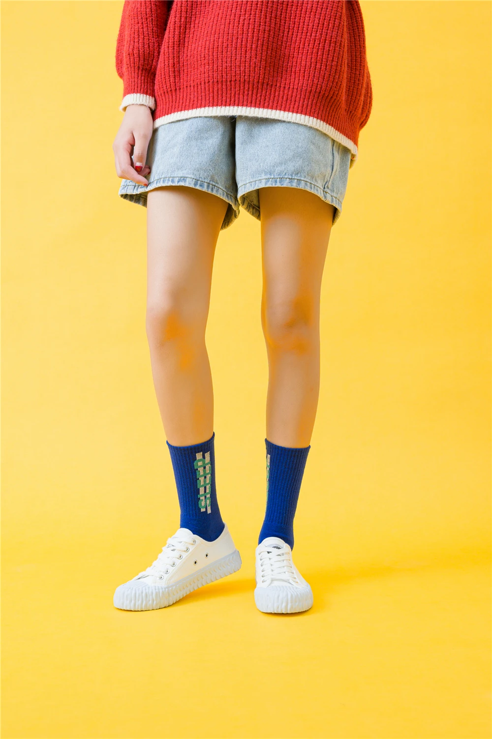 Women's Funny Words Loved Think Drink Sleep Play Lettered Striped Art Socks Couples Skateboard Hipster Street Dance Harajuku Sox
