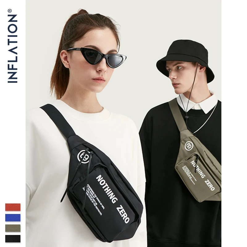 Поясная сумка кошелек INFLATION 226AI2019 функциональная нагрудная с карманами для