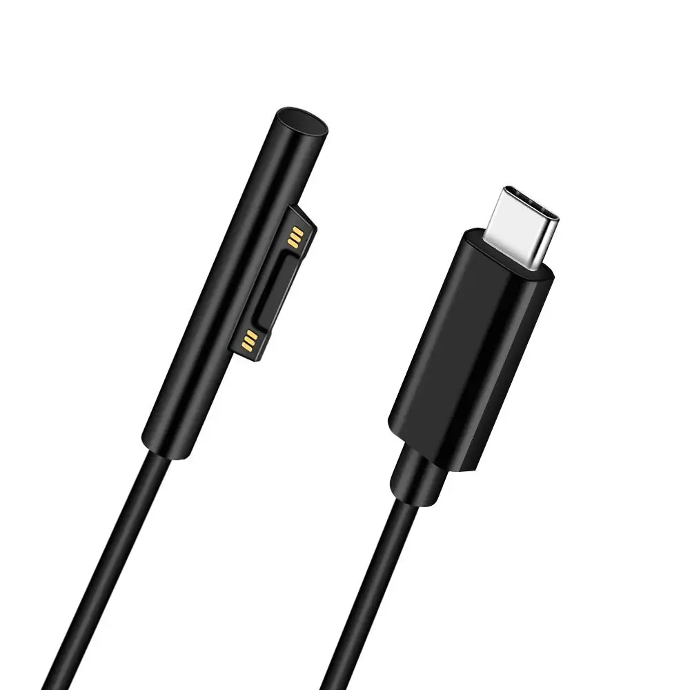 Megoo USB C зарядный кабель 15V PD зарядки для microsoft Surface Pro 6/5/4/3 Book 2/1 поверхности