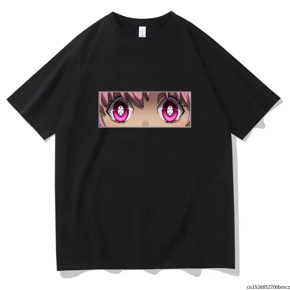

Kawaii Princess Huohua Eyes Short Sleeve Tee Anime Fire Force T-shirt WoWomenga Fire Brigade of Flames Women T Shirt