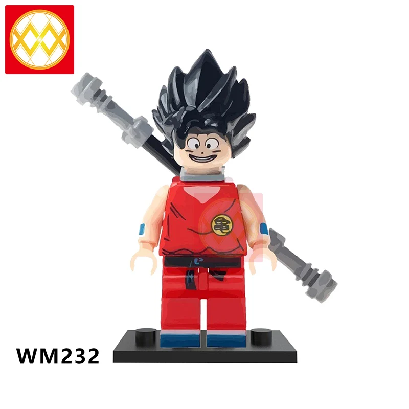 WM232 Dragon Ball Z строительные блоки Гоку Вегета Мастер Роши криллин стволы супер Saiyans Аниме Коллекция игрушек для детей Подарки - Цвет: WM232