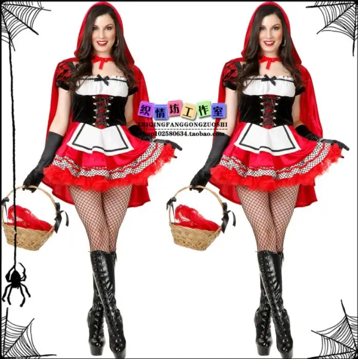 Дешевый костюм Красной Шапочки для Хэллоуина сказовечерние девичника сказочный