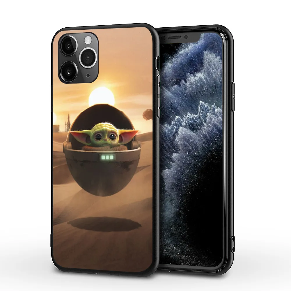 Милый милый чехол для телефона с изображением Йоды iPhone x XR Xs Max 8 7 6 Plus 11 pro max мягкий