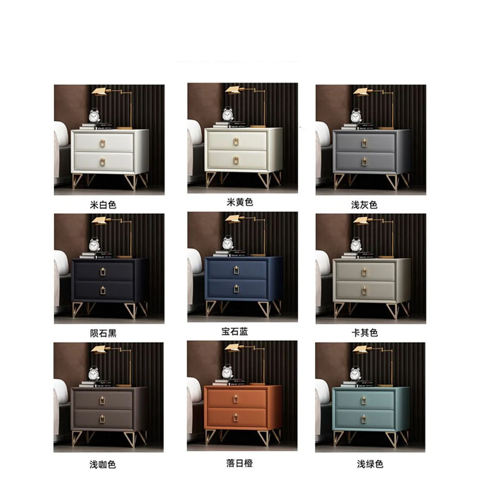 Simple modern luxury small hardwood veneer free installation simple storage cabinet | Мебель