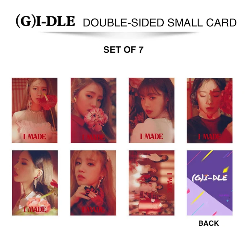 Фотооткрытка Youpop KPOP GIDLE (G) фотооткрытка с надписью Senorita I MADE LOMO Cards New Fashion Self Made Paper