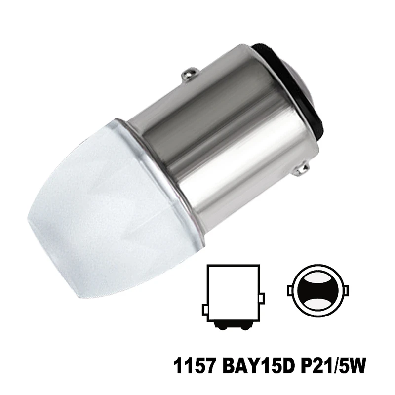2 шт. 1156 BA15S P21W 1157 led BAY15D P21/5 Вт вспышка тормозной светильник авто задний стоп сигнал