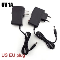 6v 1a ac to dc 100v 240v wall charger power supply 1000ma adapter converter adaptor transformer us eu plug charging 5 5mm2 5mm