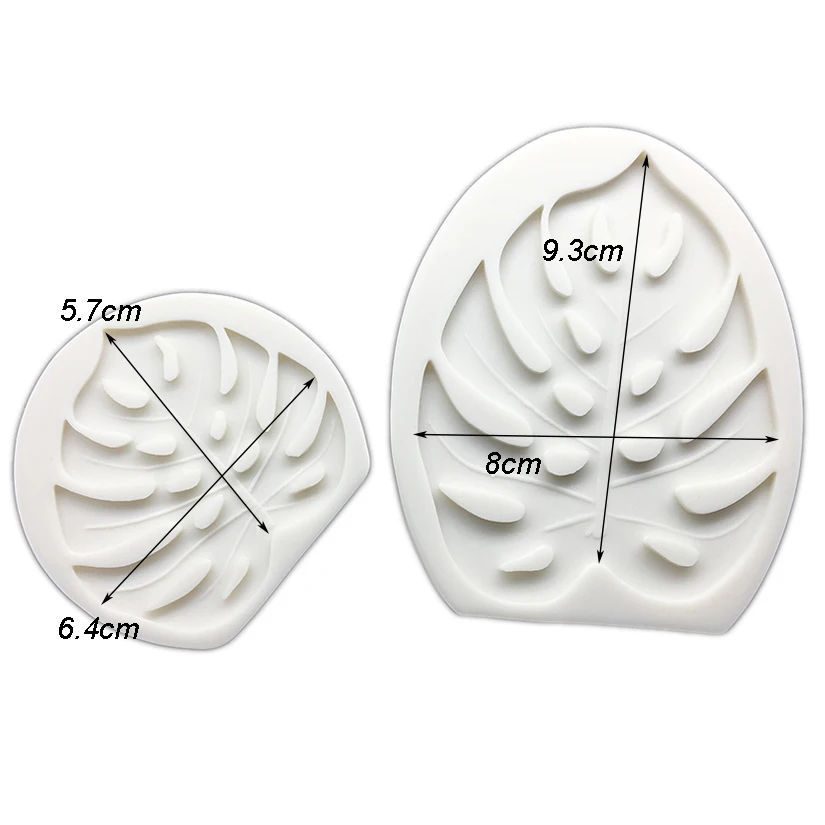 Силиконовая форма для выпечки в форме листьев Monstera Deliciosa инструменты украшения