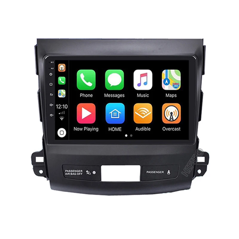 Автомобильный dvd плеер на android 10 gps мультимедийный радио для Mitsubishi Outlander 2006 2014 Peugeot