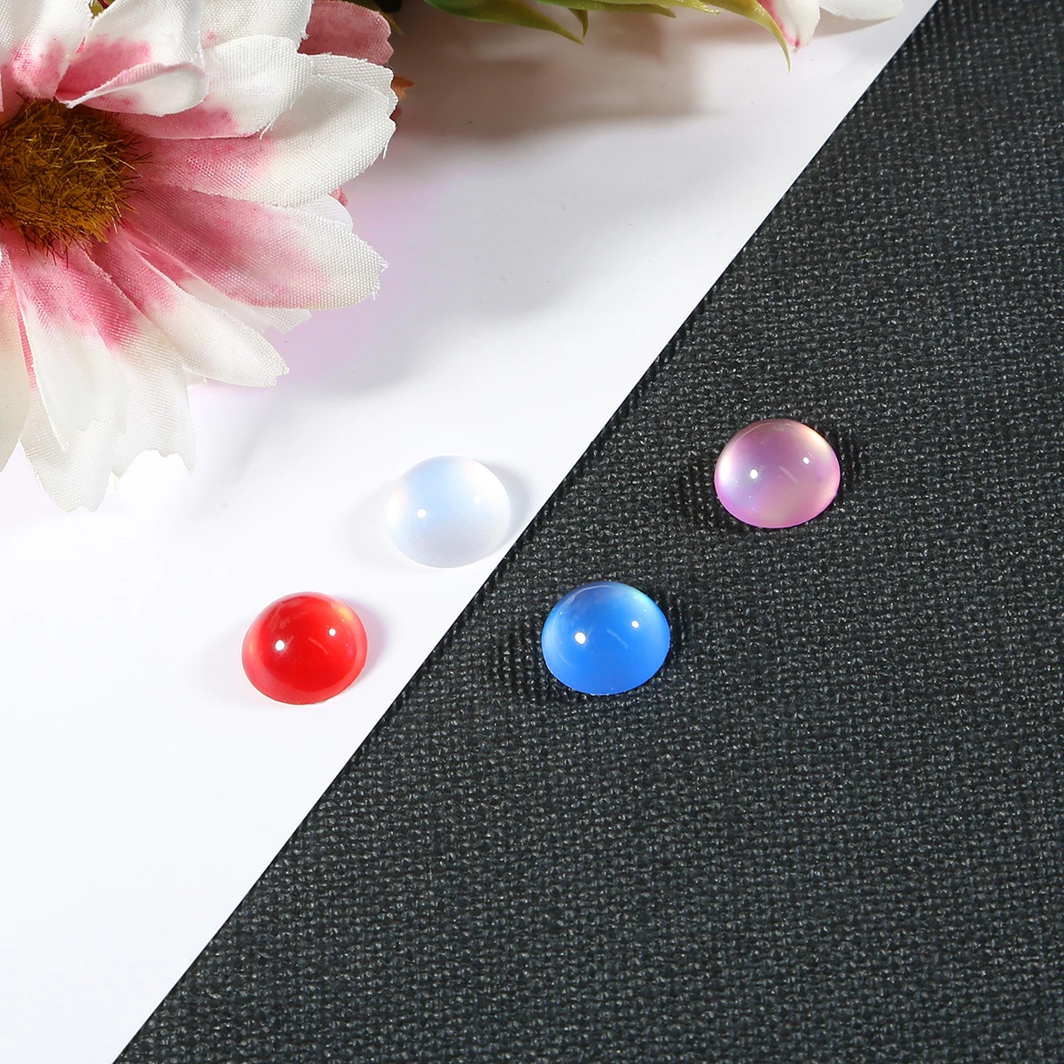 HOT mix colors Acrylic Resin Beads Imitation cat eye Round Loose Bead For Jewelry Making DIY Necklace Findings 4-12mm | Украшения и