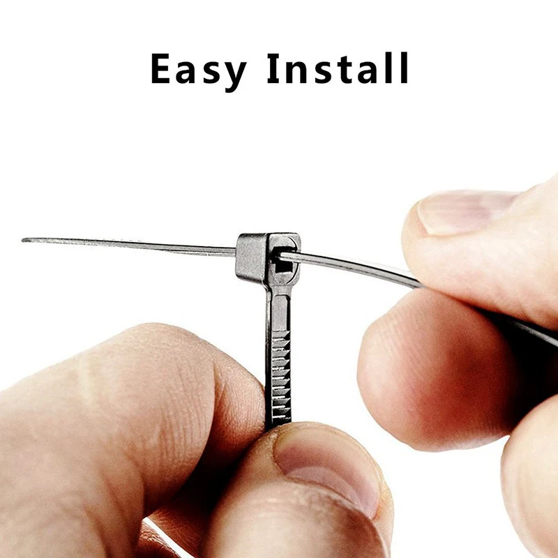 100 шт. петельный кабель 2 5*200 мм нейлоновая застежка-молния обмотка Кабельные