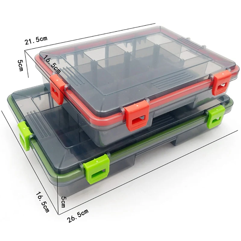 

Portable Fishing Tackle Box Waterproof Organization Case For Artificial Baits Lure