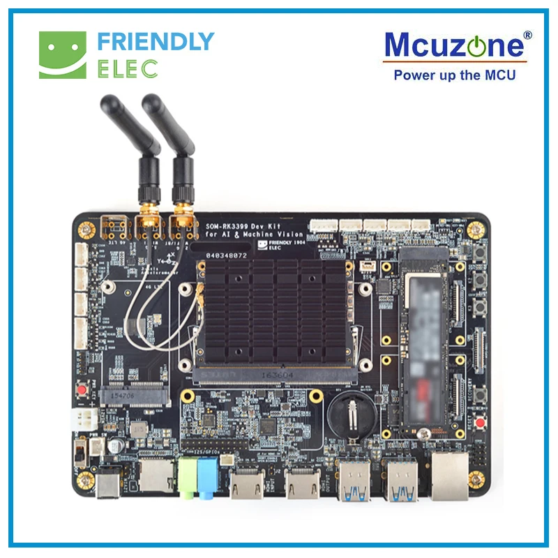 Чистые SOM-RK3399V2 основной плате 4 Гб оперативной памяти 16 флэш-памяти с разъемом HDMI IN