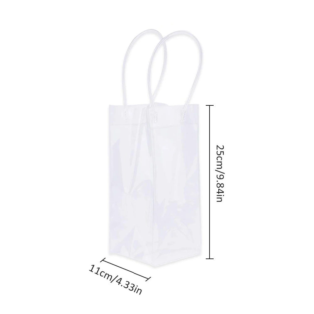 

4PC PVC Leak-proof Champagne Red Wine Tote Environmentally Friendly Plastic