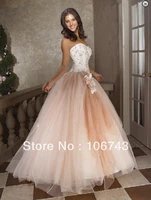 free shipping 2016 new style hot sexy vestidos bride sweetheart princess flowers beaded custom bridal ball gown wedding dress