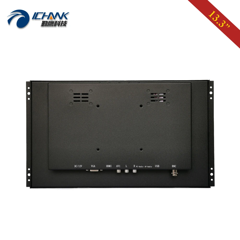 ZK133TN-56/13," дюймов 1920x1080p ips VGA HDMI USB Встроенный Открытый каркас встроенный динамик пульт дистанционного управления ПК монитор экран дисплея